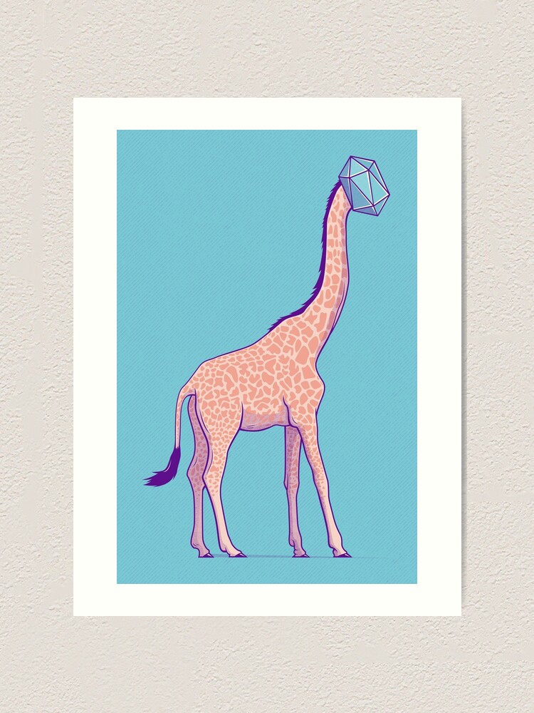 Thumbnail 1 of 3, Art Print, Giraffe Prism designed and sold by strangethingsA.