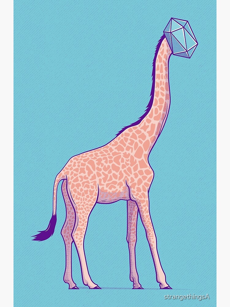 Thumbnail 3 of 3, Art Print, Giraffe Prism designed and sold by strangethingsA.