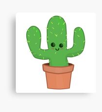 Cute Cactus Canvas Print