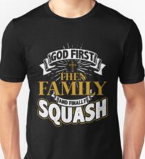 Squash Priorität Slim Fit T-Shirt