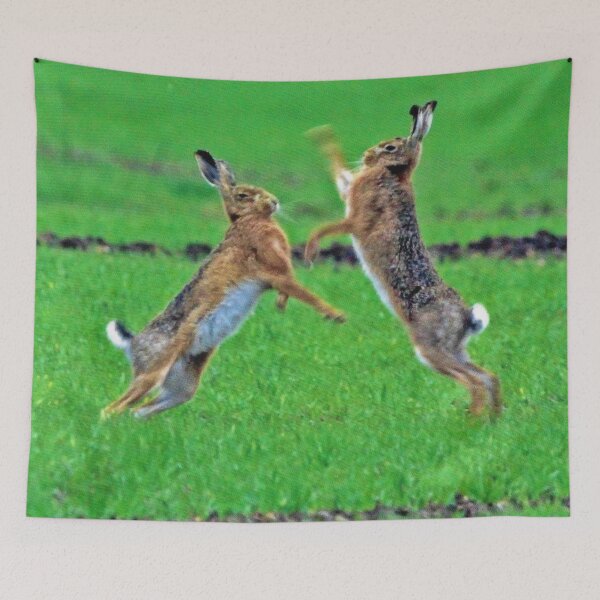 Item preview, Boxing Hares designed and sold by niki2028.