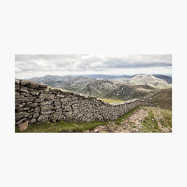 View from Slieve Donard Photographic Print