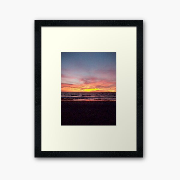 Sunrise in Maine Framed Art Print