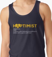 HOPTIMIST Definition Craft Beer Design Tank Top