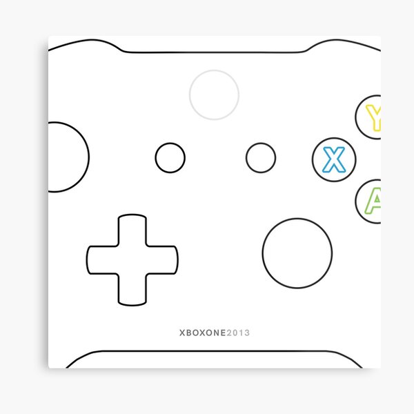 xbox controller wall art redbubble