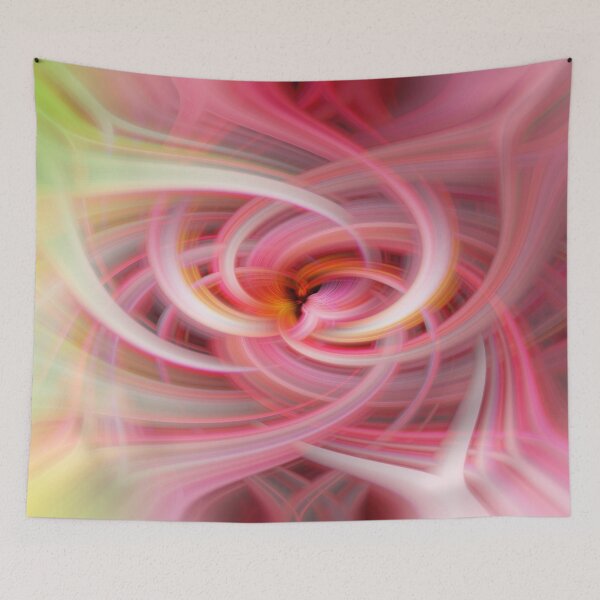 Item preview, Pastel pink abstract twirl effect digital image designed and sold by RosNapier.