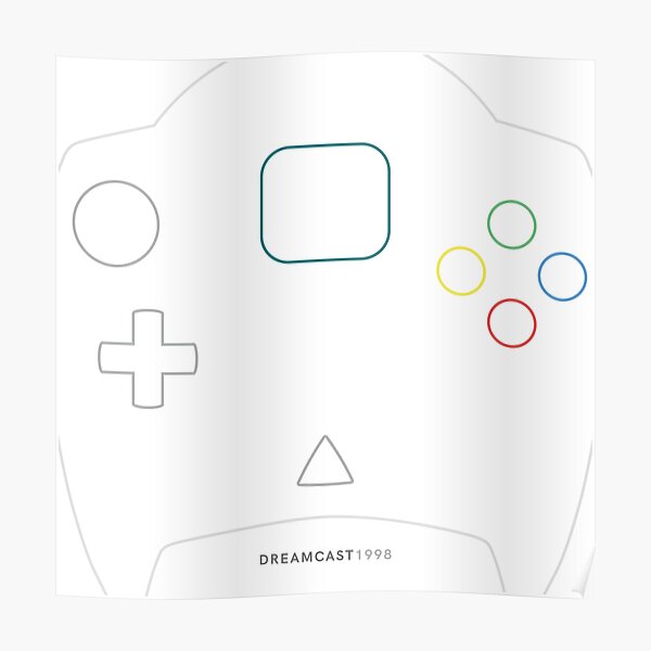 Dreamcast Controller Poster