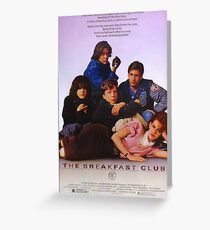 The Breakfast Club Movie Poster Greeting Card