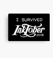 I survived Inktober 2018 Canvas Print