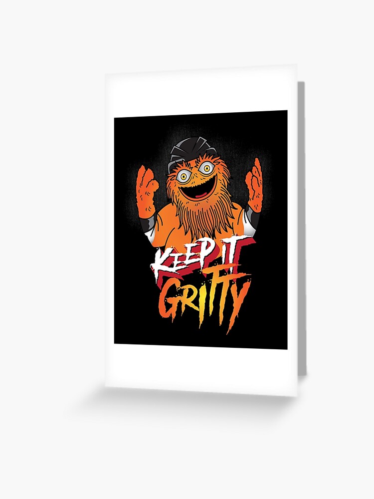 Gritty Mascot Flyers Fan Funny Philly Greeting Card Philly 