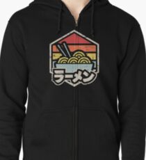 Retro Ramen Zipped Hoodie