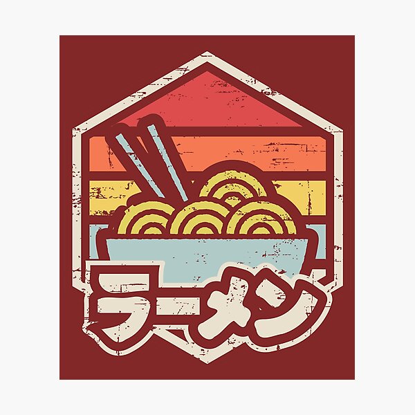 Retro Ramen Photographic Print