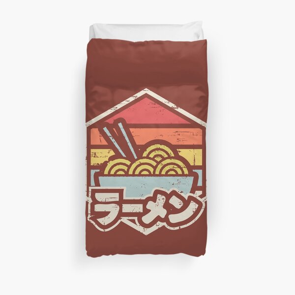 Retro Ramen Duvet Cover