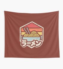 Retro Ramen Wall Tapestry