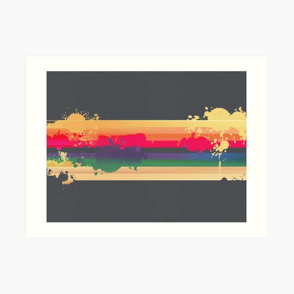 Regenbogen Kunstdruck