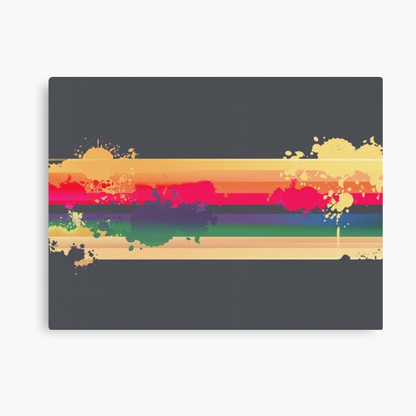 Expressive Rainbow Canvas Print