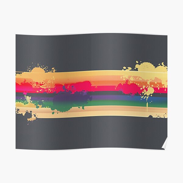 Expressive Rainbow Poster
