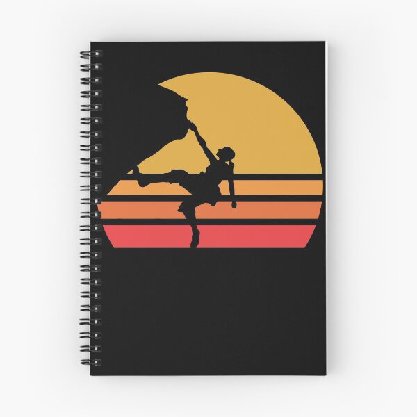 Item preview, Retro Rock Climbing Mountain Cliff Nature Adventure designed and sold by Pricity Designs.