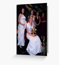 Samantha's Big night for "CAN/SA" Greeting Card