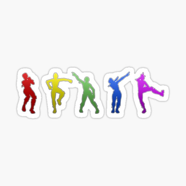 Fortnite Dance Stickers Redbubble - roblox fortnite default decal