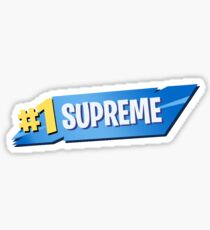 Fortnite X Supreme Sticker