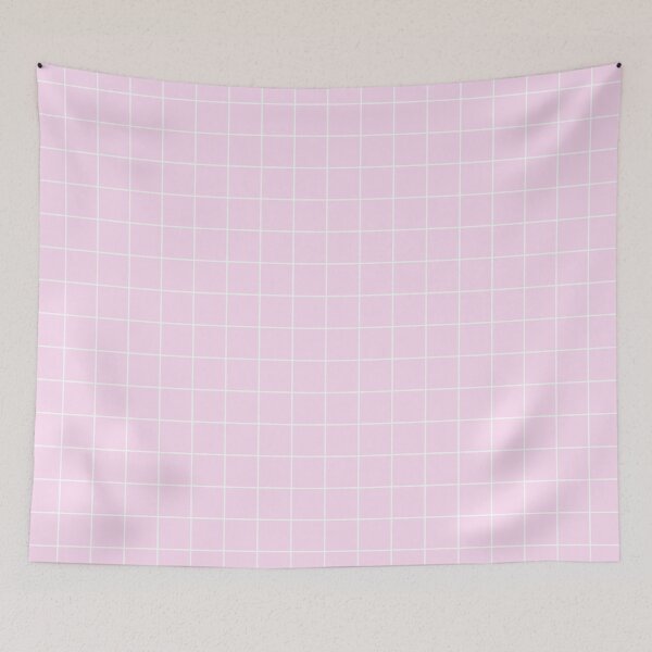 Artikelvorschau, Weißes Gitter auf Girly Pink entworfen und verkauft von rewstudio.