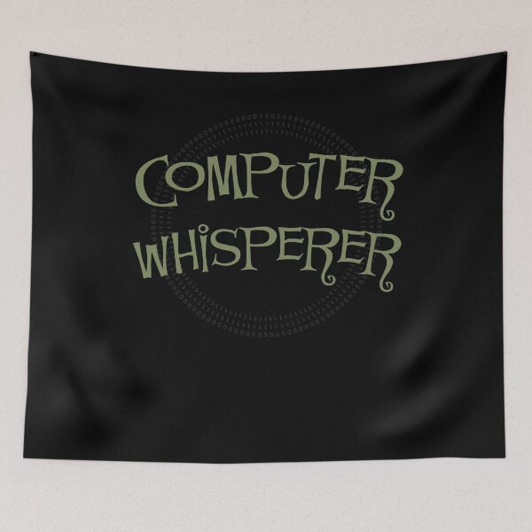 Item preview, Computer Whisperer IT Technology Geek Nerd Coder designed and sold by Kieran Abbott.
