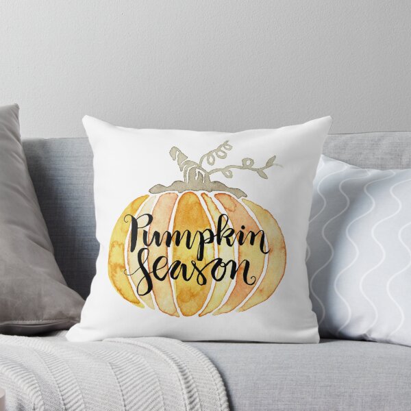 Item preview, Pumpkin Season Fall Autumn Lettering Watercolor Halloween designed and sold by lizzie-burgundy.