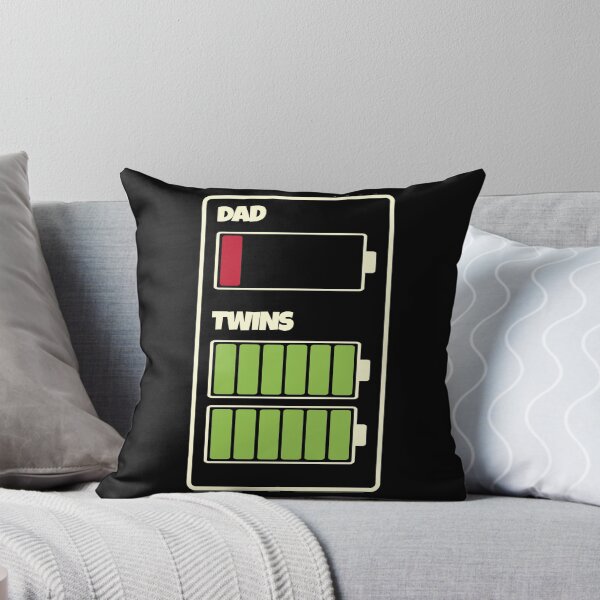 Item preview, Dad Low Battery Twins Full Charge Father Papa Parent designed and sold by Kieran Abbott.
