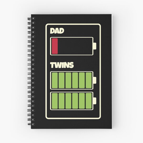 Item preview, Dad Low Battery Twins Full Charge Father Papa Parent designed and sold by Kieran Abbott.