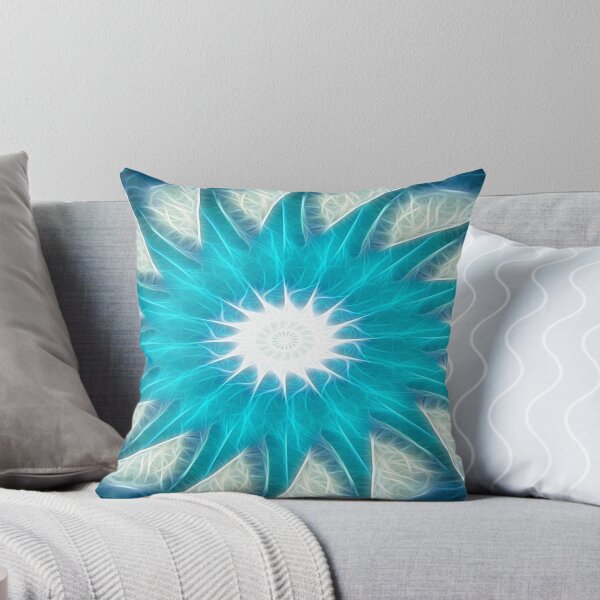 Item preview, Cyan Glow Kaleidoscope 13 designed and sold by TravelPhotoArt.