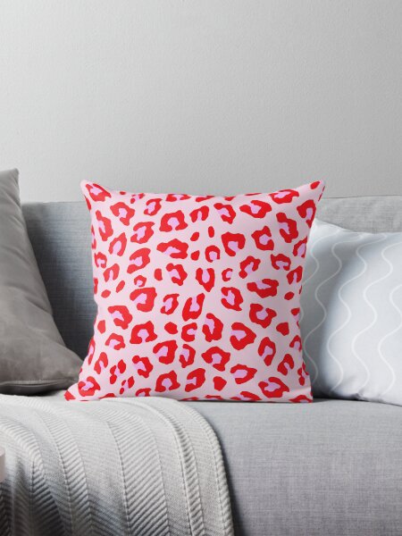 Vista previa del artículo con la obra «Estampado De Leopardo - Original Rojo Y Rosa», diseñado y vendido por SilverPegasus.