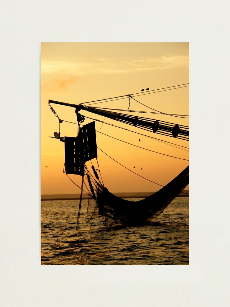 Shrimp Boat With Its Wing Out Photographic Print By 2crabbysisters Redbubble