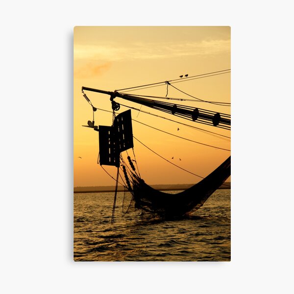 Shrimp Boat Canvas Prints Redbubble