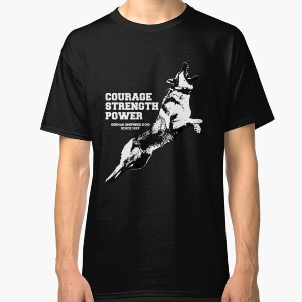German Shepherd Courage Classic T-Shirt