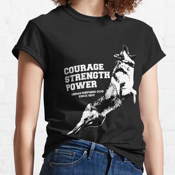 German Shepherd Courage Classic T-Shirt