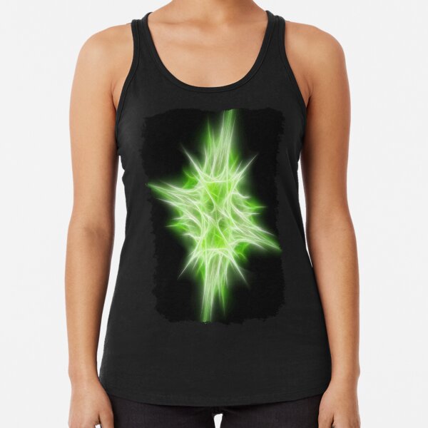 Green Star 1 Racerback Tank Top