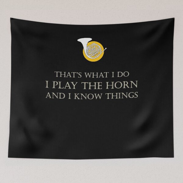 Item preview, I Play The Horn And I Know Band Music Instrument designed and sold by Kieran Abbott.
