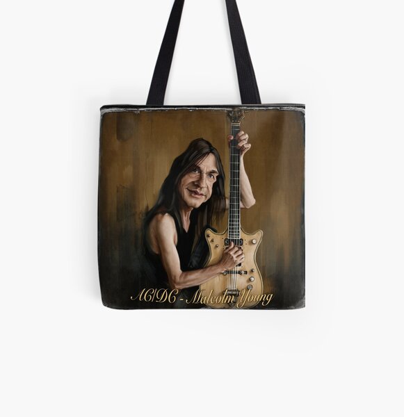 Malcolm Young All Over Print Tote Bag