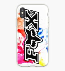 Fox Motocross Watercolour iPhone Case