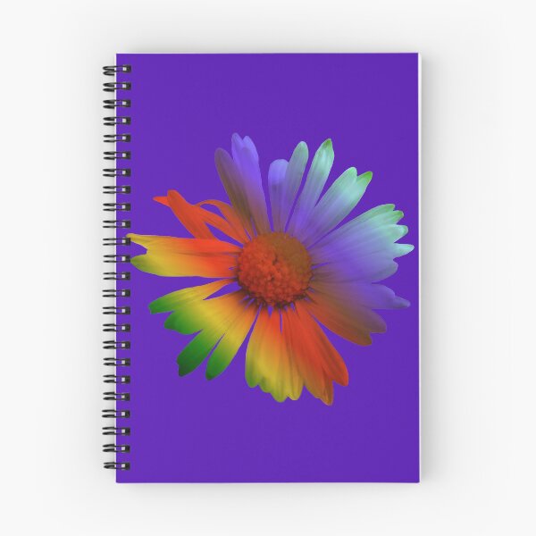 Item preview, beautiful, colorful marguerite, flower, rainbow designed and sold by rhnaturestyles.