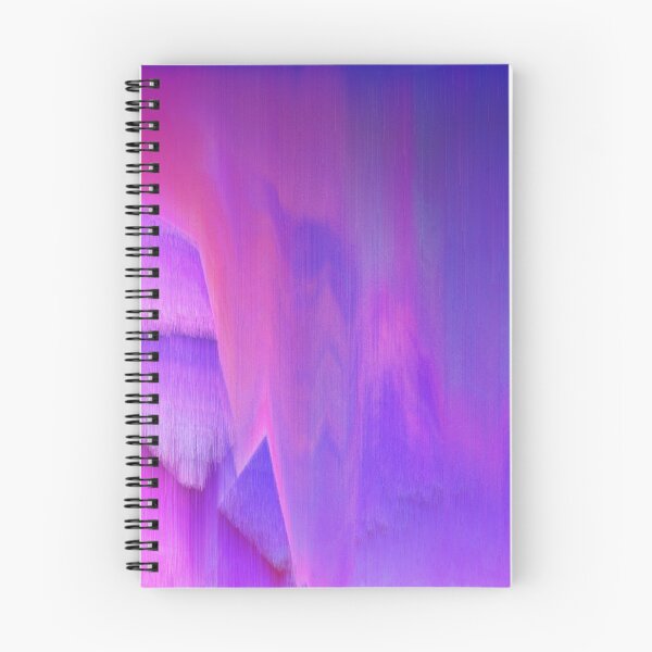 Item preview, Distorted Purple Glitch Waves - Glitch Art Print designed and sold by burning.