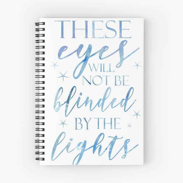 Item preview, Greatest Showman,  From Now on "These Eyes Will Not Be Blinded by the lights" blue watercolour designed and sold by FreckledBliss.