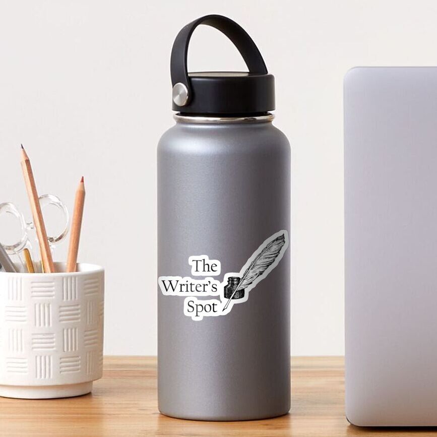 Writers Spot Quill Logo Sticker
