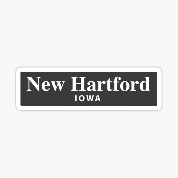 New Hartford, Iowa Sticker
