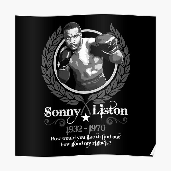 Sonny Liston vintage style. Poster