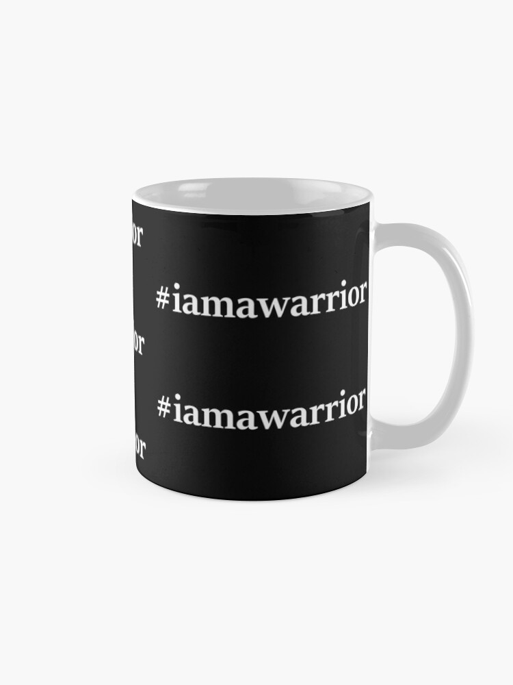 Thumbnail 5 of 6, Coffee Mug, #iamawarrior designed and sold by Tracey Lee Cassin.
