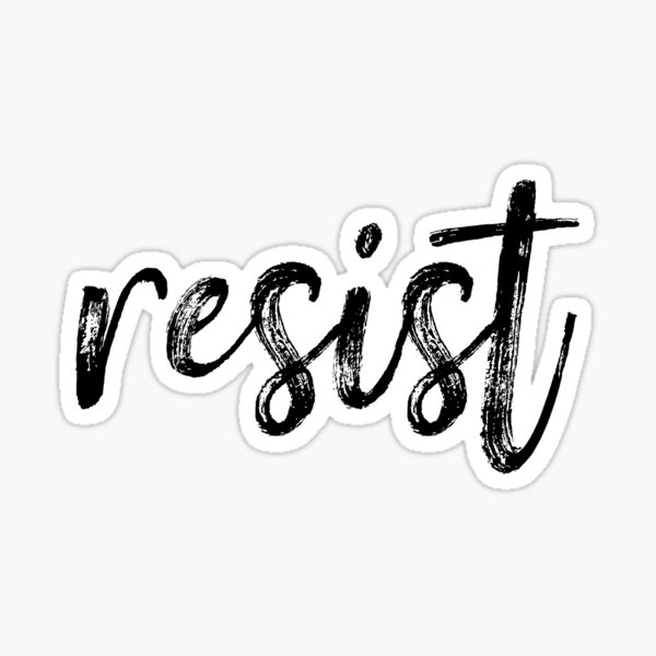 Vista previa del artículo con la obra «Resistir», diseñado y vendido por nyah14.