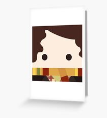 4th doctor, Tom Baker Greeting Card