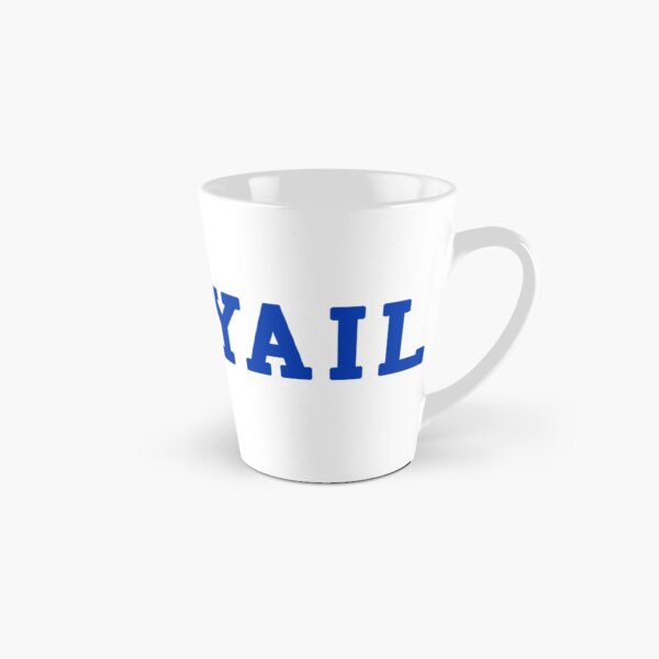 YAIL (blue letters) Tall Mug
